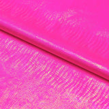 Oil Slick Python Hologram Spandex Fabric - Oil Slick Python Hologram, 56/58" Width, 270 Gsm (1 Yard)