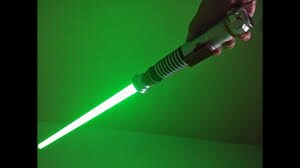 Glowing LED Galaxy Sword - Green