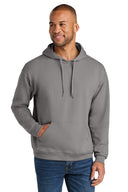 Jerzees® Ultimate Unisex CVC Ring Spun Long Sleeve Hooded Sweatshirt