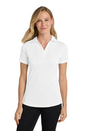Port Authority® Women's Diamond Jacquard Polo Moisture Wicking Textured Office Shirt