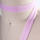 3 Yards 5/8" Baby Pink Soft Material Fold Over Elastic Trim for DIY Face Masks