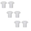 RADYAN® Toddler Fine Jersey Crew Neck Short Sleeve Tee