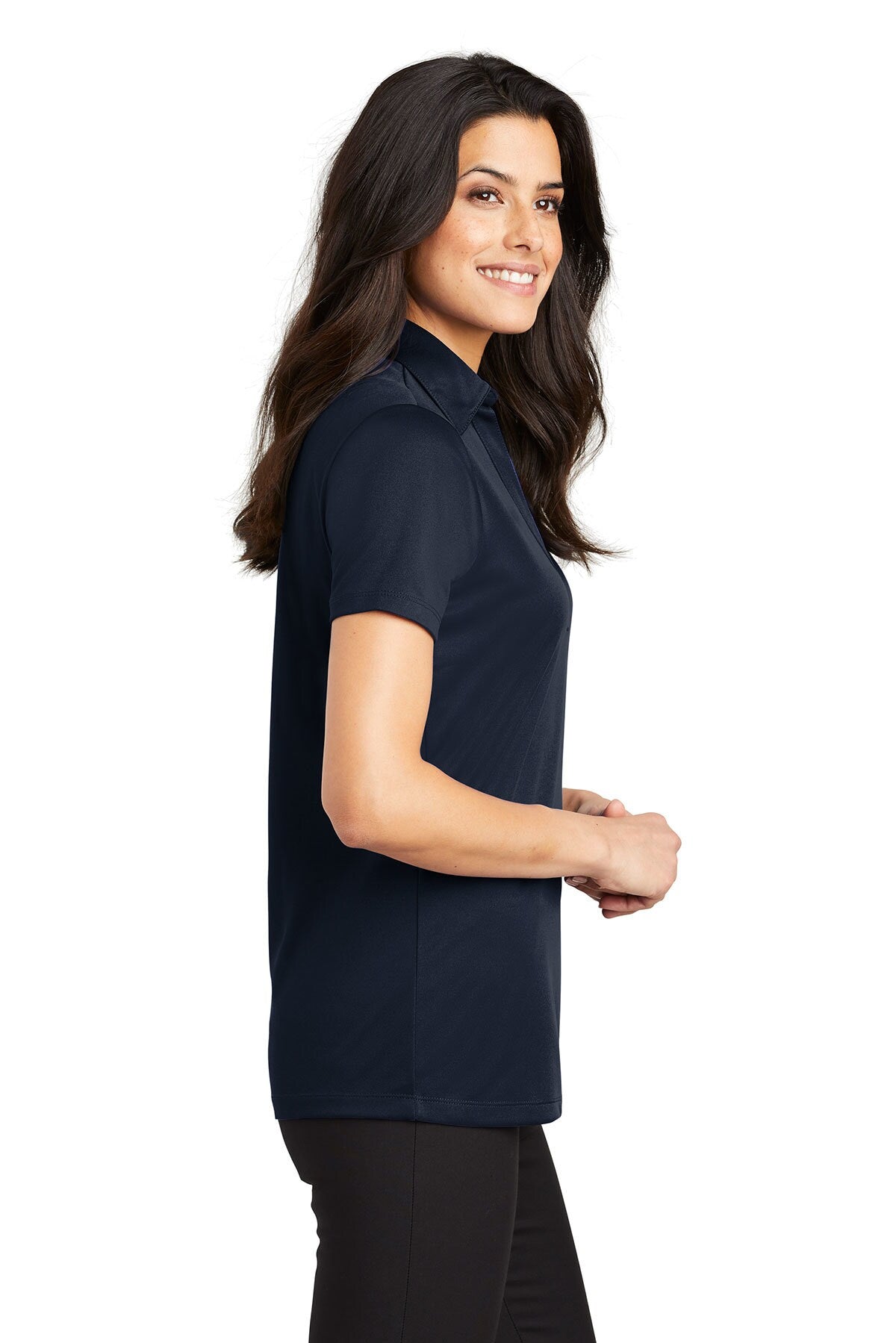Port Authority® Women's Silk Touch Performance Collared Short Sleeve Polo