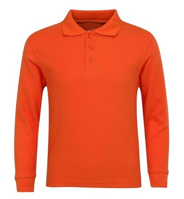 Long Sleeve Pique Polo Shirt | RADYAN®