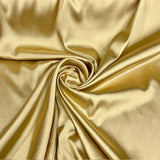 1 Yard Premium 250 GSM Bridal Stretch Satin Fabric Glossy Soft Material for Gowns 60 Inch Width 100% Polyester