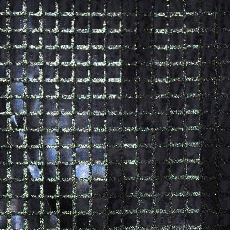 Square Sequins Fabric Quad Sequins Fabric 45" Wide Multiple Colors