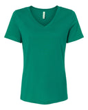 BELLA + CANVAS® Women’s Jersey Relaxed Short Sleeve V-Neck T-Shirt