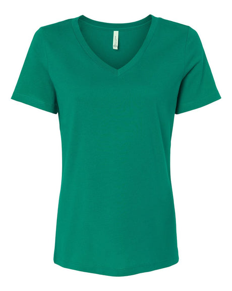 BELLA + CANVAS® Women’s Jersey Relaxed Short Sleeve V-Neck T-Shirt