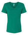 BELLA + CANVAS® Women’s Jersey Relaxed Short Sleeve V-Neck T-shirt