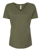 BELLA + CANVAS® Women’s Jersey Relaxed Short Sleeve V-Neck T-Shirt