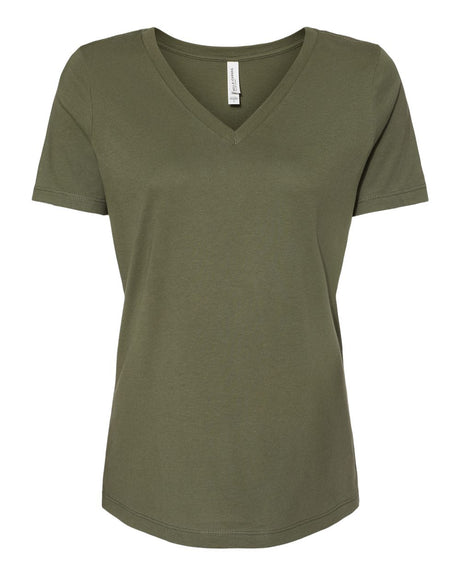 BELLA + CANVAS® Women’s Jersey Relaxed Short Sleeve V-Neck T-Shirt