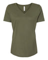 BELLA + CANVAS® Women’s Jersey Relaxed Short Sleeve V-Neck T-shirt