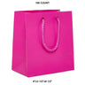 Stylish Matte Euro Tote 6" x 3 1/2" x 6 1/2"