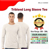 BELLA + CANVAS® Triblend Long Sleeve Crewneck Tee