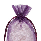Flat Bottom Organza Bags 3 1/2''x1''x5 1/2'' for Luxury Gift Wrapping