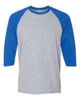Gildan® Heavy Cotton Raglan Crewneck Three-Quarter Sleeve T-Shirt