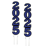 11" x 30" Red Class of 2025 Vertical Corrugated Plastic Yard Sign