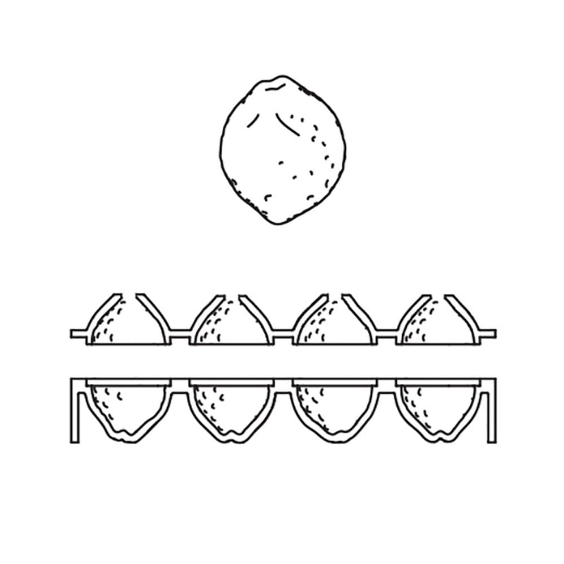 Cedric Grolet by Pavoni Silicone CITRON Mold, 53mm Dia. x 70mm H, 8 Cavities