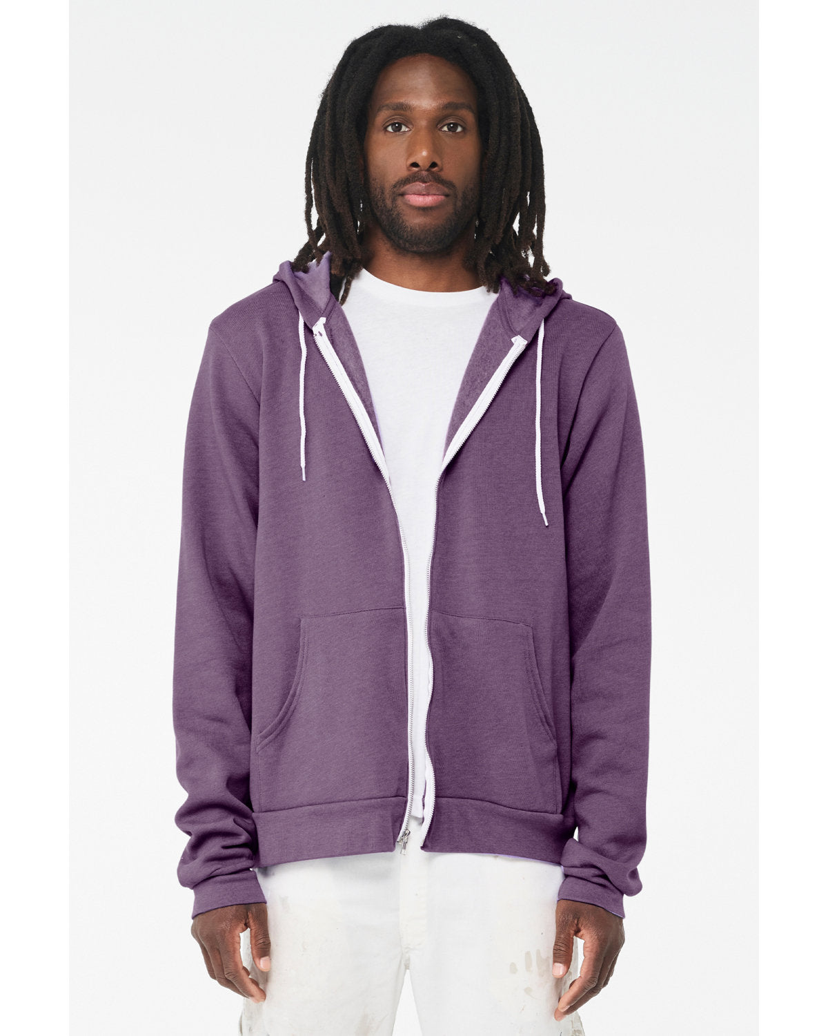 Bella + Canvas® Sponge Fleece Full-Zip Hoodie Sweatshirt