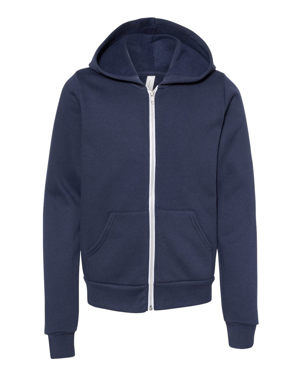 BELLA + CANVAS® Youth Sponge Fleece Full-Zip Hoodie - 3739Y