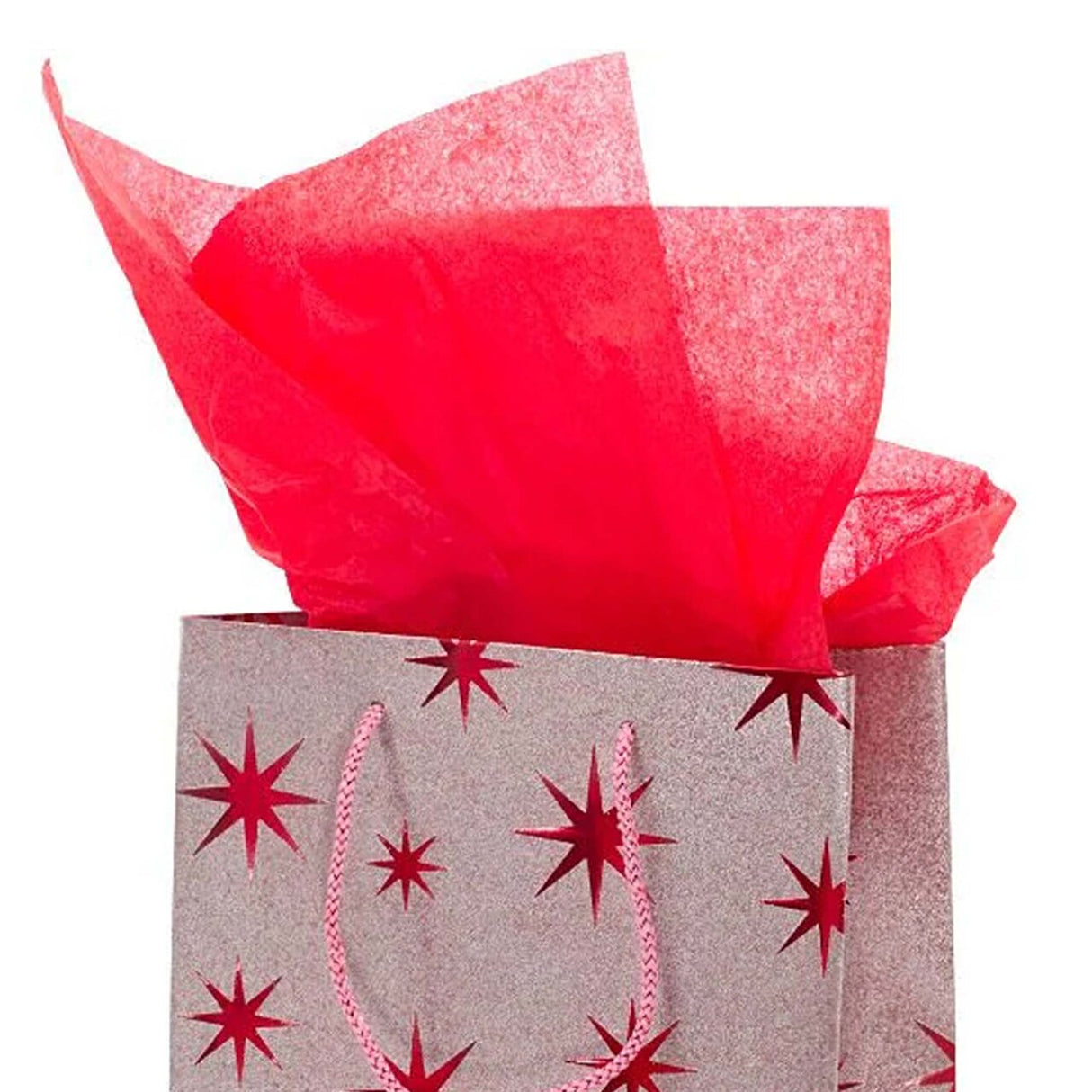 Metallic Star Tote 7.88" x 4.5" x 9.75"