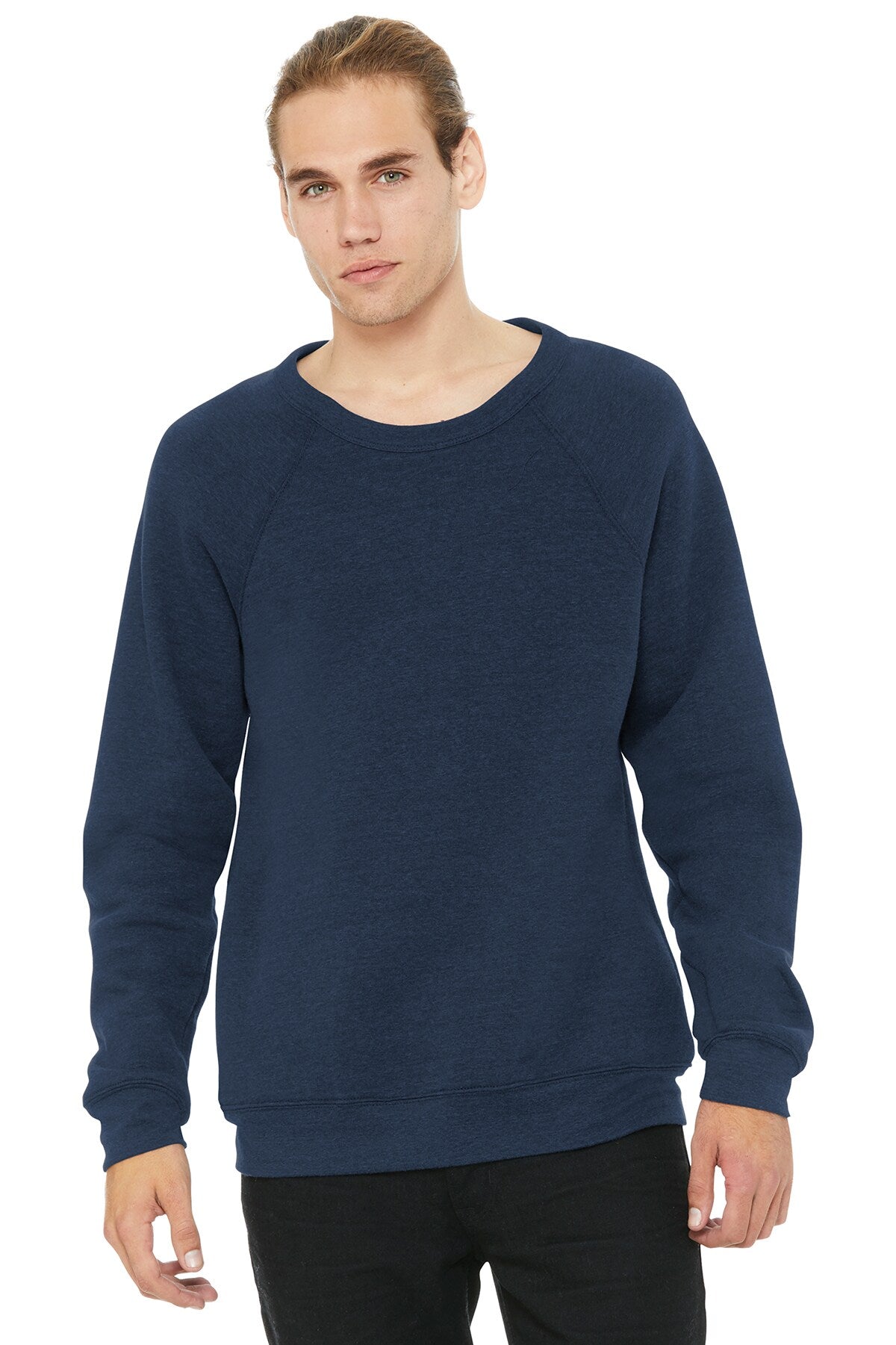 BELLA + CANVAS® Sponge Fleece Raglan Crewneck Sweatshirt