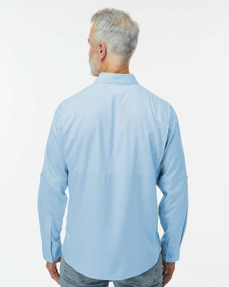 Paragon Mens quick dry long sleeve fishing shirt designed for outdoor comfort