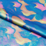 Psyche Hologram Spandex Fabric - Deep Blue Lagoon, 55/56" Width, 4-Way Stretch (1 Yard)