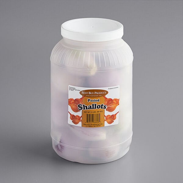 Peeled Shallots 5 lb. Jar