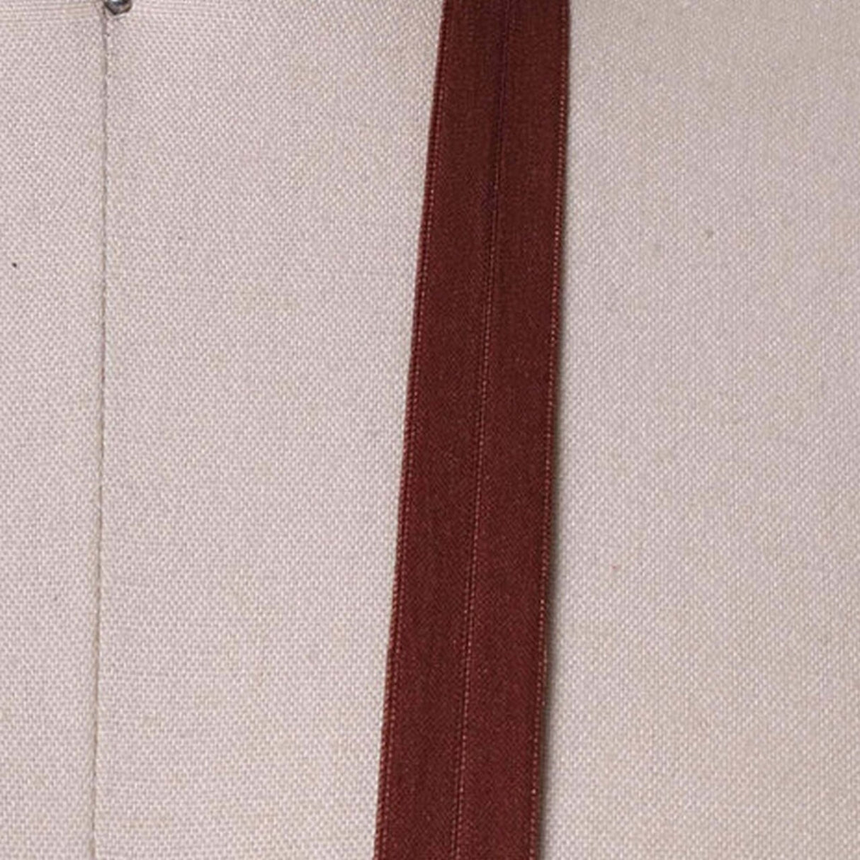 3 Yards Cinnamon Brown Fold Over Bias Soft Elastic Trim 5/8"