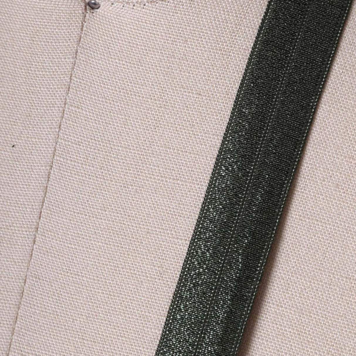 3 Yards Moss Green Fold Over Elastic Trim 5/8" Soft Olive Bias Stretch