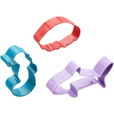 Wilton Metal Under the Sea Cookie Cutter Set, 3-Piece (Seahorse, Jellyfish, Shark)
