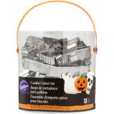 Wilton Fall and Halloween Metal Cookie Cutter Set – 18 Piece