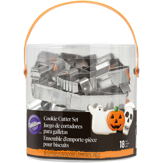 Wilton Fall and Halloween Metal Cookie Cutter Set – 18 Piece