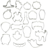 Wilton Fall and Halloween Metal Cookie Cutter Set – 18 Piece