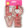 Wilton Love Cookie Cutters, 4-Piece Set