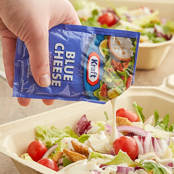 Kraft Blue Cheese Dressing Packet 1.5 oz. - 60/Case