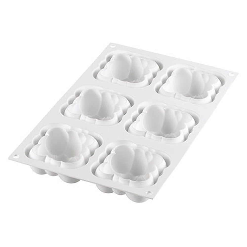 Silikomart "CLOUD 120" Flexible Baking & Freezing Mold, 2.57 Oz., 6 Cavities