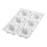 Silikomart "CLOUD 120" Flexible Baking & Freezing Mold, 2.57 Oz., 6 Cavities