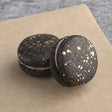 Macaron Centrale Luxe Black and Gold Macaron - 50/Pack
