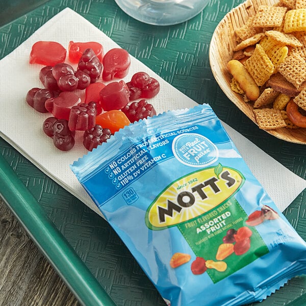 Mott's Assorted Fruit Snacks 1.6 oz. - 144/Case