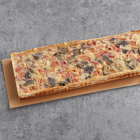 White Toque Mediterranean Quiche Slab 2.2 lb. - 4/Case