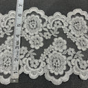 Corded Polyester Lace Trim 6.5" Wide