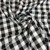 1 Yard 100% Polyester Checkered Gingham Fabric 60 Inch Width for Sewing Projects
