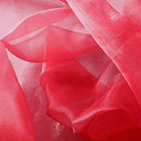 1 Yarda de Tela Organza Transparente con Brillo Cristalino 60 Pulgadas de Ancho para Vestidos y Decoración 100% Poliéster