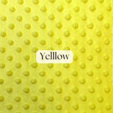 1 Yard Ultra Soft Minky Dot Fleece Plush Fabric 100 Percent Polyester for Crafts 60 Inch Width