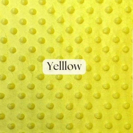 1 Yard Ultra Soft Minky Dot Fleece Plush Fabric 100 Percent Polyester for Crafts 60 Inch Width