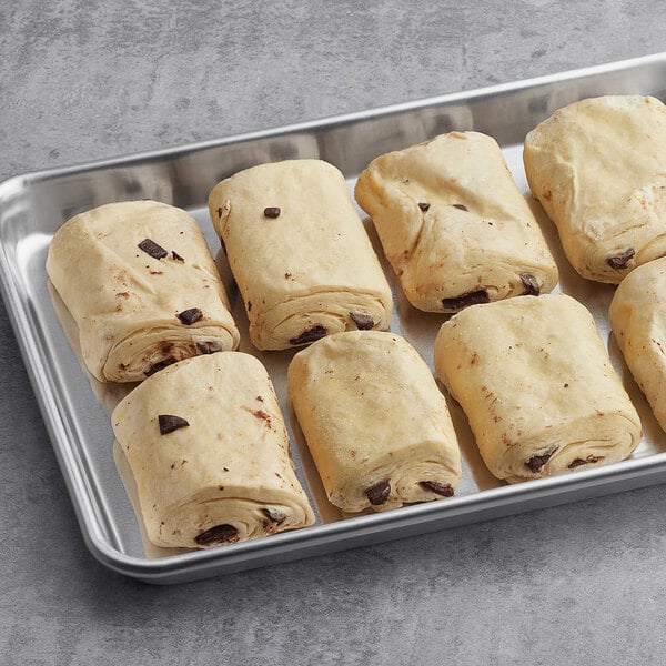 White Toque Ready-to-Bake Chocolate Croissant 2.8 oz. - 70/Case