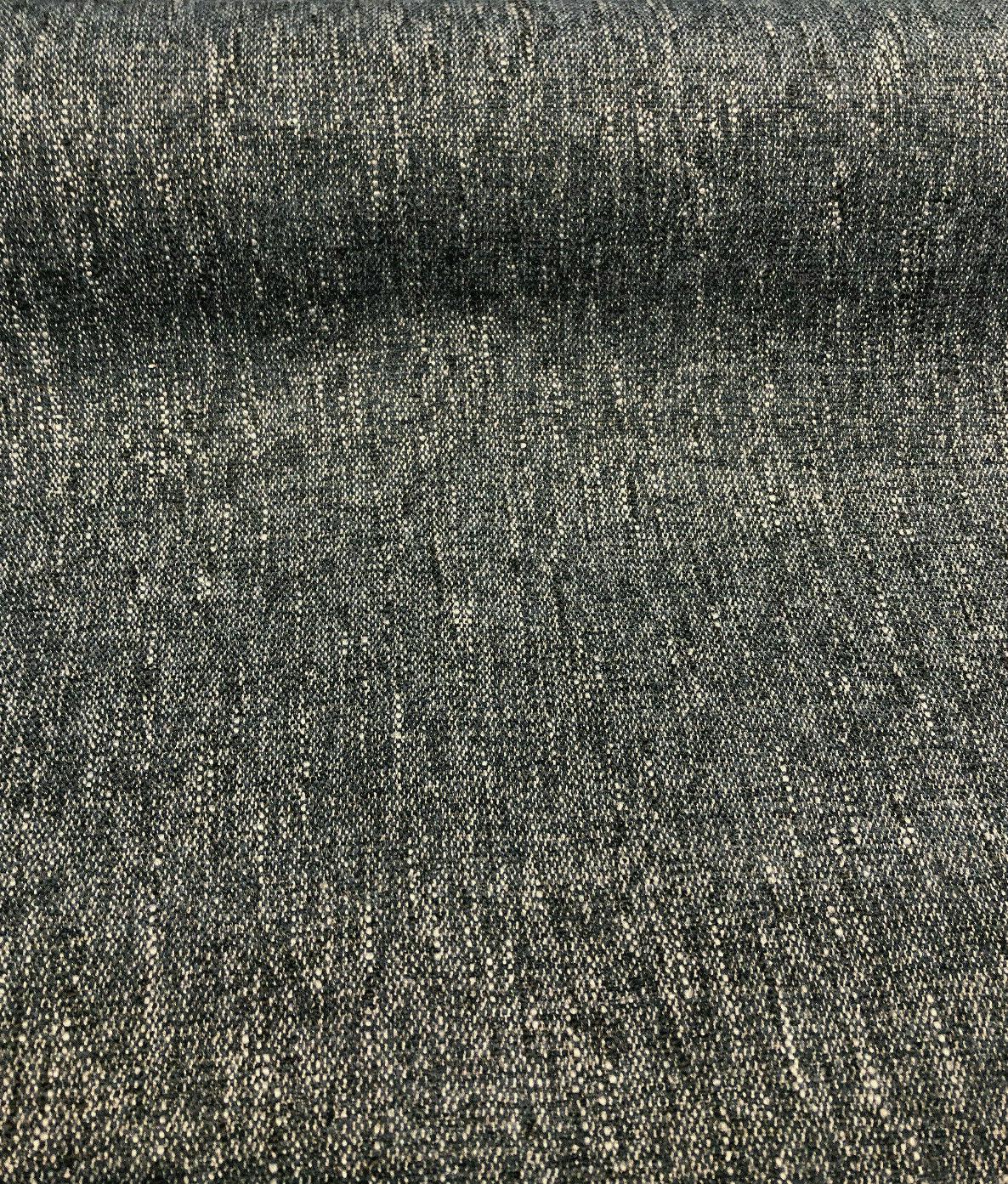 Avenger Denim Tweed Soft Chenille Upholstery Fabric - Denim Blue Tweed, 54" Width (1 Yard)