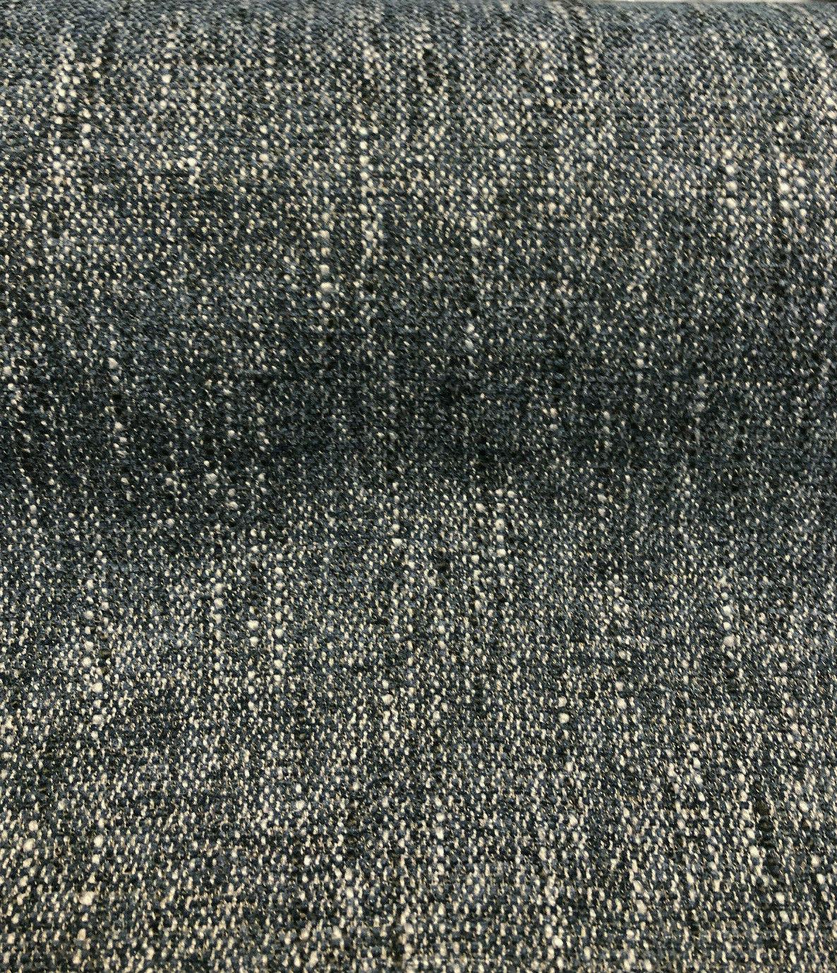Avenger Denim Tweed Soft Chenille Upholstery Fabric - Denim Blue Tweed, 54" Width (1 Yard)
